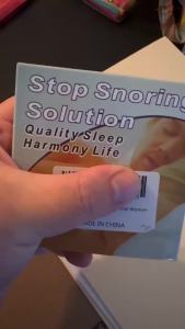 Anti Snoring Devices Comfortable Snoring Solution Effective Snore Devices Stopper for Men and Women Portable
