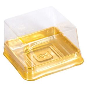 OLOPYN Golden Square Wedding Gift Moon Cake Egg-Yolk Puff Packing Box Festive Party Supplies Cupcake Container Mooncake Boxes Packaging Box