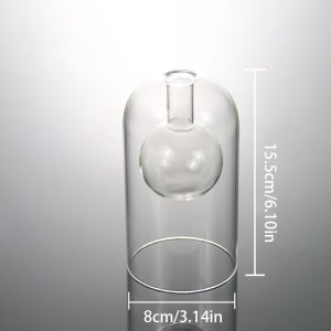 Modern Home Decor Perfume Essential Oil Terrarium Accessories Quality Guarantee Aromatherapy Double Layer Glass Container Crafts for Room Decoration and Fragrance Therapy