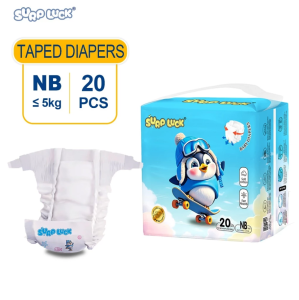surp luck korean diaper 50pcs pants/tape Newborn S M L XL XXL baby disposable diaper