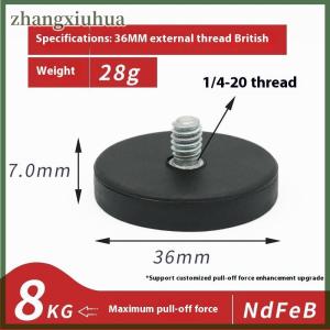 zhangxiuhua 1 Piece LED Work Light Bar Holder SUV Offroad DIY Accessories 22 31 36 43mm M4 Bolt Magnetic Base Mount Bracket Clamp