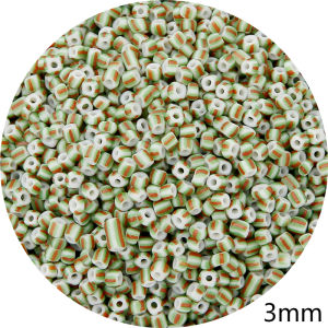 3mm Mixed Multi-Color Czech Glass Seedbeads Austria Crystal Round Beads For home living bracelet craft