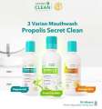Propolis Obat Kumur Gigi | Secret Clean Propolis Antiseptic Mouthwas 500ml | Obat Kumur Bau Mulut | Obat Kumur Propolis | Pembersih Mulut | Penghilang Bau Mulut. 