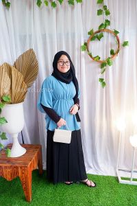 JJT SHOP/Nisa Outer Blouse / Bahan Ceruti Babydol / Blouse Outer Remaja / Nyaman Di Pakai
