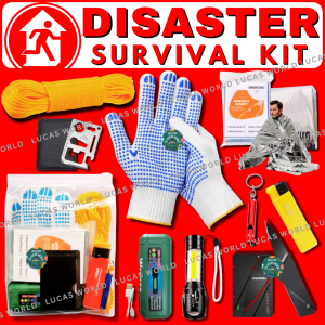EMERGENCY DISASTER KIT SURVIVAL GO BAG READY FOR HOME TRAVEL CAMPING SPORTS SUDDEN ACCIDENT INJURY FIRST AID PREPAREDNESS HEALTHCARE NEEDS