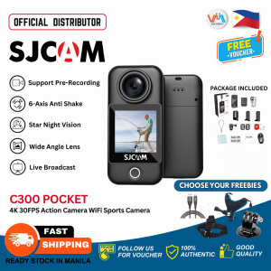 Orig SJCAM C300 4K C300 POCKET 30FPS Mini Action Camera Sports Camera 154° Wide Angle Lens 6-Axis Gyro Stabilization