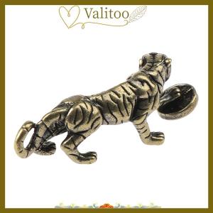 [Valitoo] Brass Tiger Statue Ornament Chinese Zodiac Tiger Office Desk Decoration Pendant