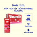 Thùng 48 Hộp Sữa tươi tiệt trùng Vinamilk 100% Hương Dâu 180ml. 