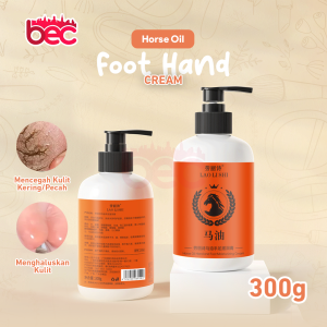 [BEC] Horse Oil Foot Hand Cream | Tangan Kaki Krim Tumit Pecah-Pecah Mengupas Kaki dan Tangan | Perbaikan Anti Kering Retak Perawatan Kulit