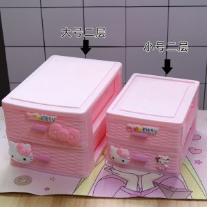 Christmas Gift Halloween Sanrio Kawaii Hello Kitty Ornaments Jewelry Box My Melody Anime Cartoon Fashion Exquisite Large Capacity Accessories Storage Box