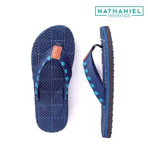 NATHANIEL SLIPPERS ECHOR03  DEION03 DERIVE03 Flip Flops For Men - Beach & Shower Sandals For Mens Comfortable Massage Slippers Indoor & Outdoor Footwear | Mens Foot Massage Shiatsu Slippers Comfy Lightweight Soft Footbed House Slippers