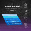 LIGHTSPEED RESISTANCE LOOP BANDS SET 5 PCS / YOGA BAND / KARET YOGA. 
