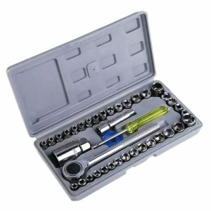 Kunci sok 40/27/10 in 1 Multipurpose Combination Socket Wrench set Kunci Sok Set