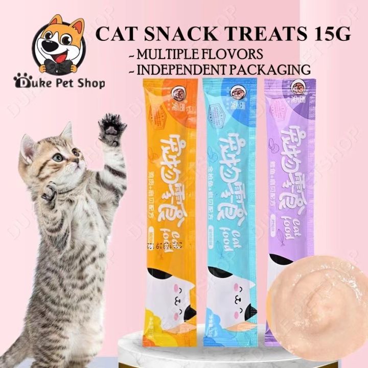 Liquid snacks outlet for cats