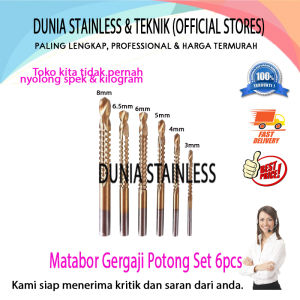 Matabor Gergaji Potong Set 6pcs /Grooving Drill Bits 6pcs