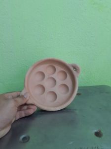 khuôn bánh khọt bằng đất nung loại bé tí nhỏ ( 7 lổ)
