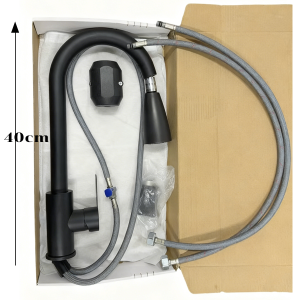 304 Stainless Steel Faucet for Kitchen Basin Tap Mixing Tap 360°Swivel Pull Out Sink Wate