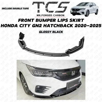 TCS HONDA CITY RS GN2 2020-2024 HATCHBACK FRONT BUMPER LIPS SKIRT 3PCS SET ACCESSORIES BODY KIT