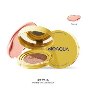 BIOAQUA Cushion Hydrating Soft And Flawless Air Cushion BB Cream Medium coverage Make Delicate Nude Makeup Bedak Wajah