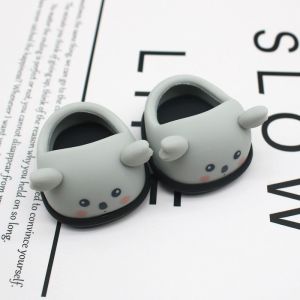 W3DD 20cm Giày búp bê Động vật Bông Giày mini Hoạt hình Phụ kiện búp bê Giày đế bằng Quà tặng sinh nhật
