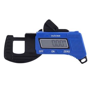 TIMES LORD Portable Horizontal Caliper LCD Screen Carbon Fiber Thickness Caliper Micrometer Guage Micrometer Digital Measuring
