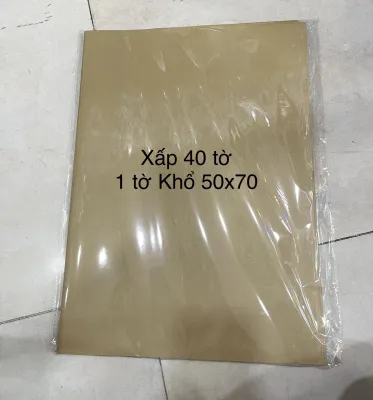 Giấy xi măng kraft dùng bọc hàng gói quà gói tập sách gói làm đồ handmade gói hoa ...