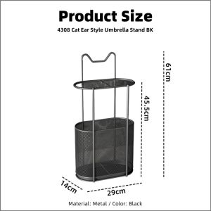 【PLAYFUL】Umbrella Rack Cat Type Storage Rack Household Hotel Lobby Indoor Umbrella Stand Organizer