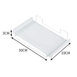 1 PCS Wall Mounted Punch-Free WiFi Router Rack TV Set-Top Box Storage Stand Small Item Storage Organization Rack