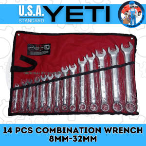 14Pcs Combination Wrench 8-32Mm Y Eti Brand Durable Tool