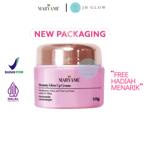 Maryame Beauty Glow Up Cream All In One 10 GR Bpom