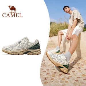 Camel Mens Breathable Retro Running Shoes Male Shock Absorption Jogging Shoes