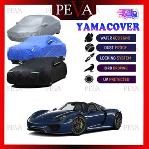 Porsche-918 YAMACOVER Single layer 3 Color Car Cover Full Protection Outdoor Waterproof Penutup Kereta Selimut