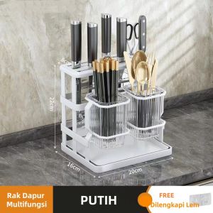 Rak Sendok Pisau Rak Dinding Tempat Sendok Garpu Peniris Alat Makan Rak Dinding Dapur