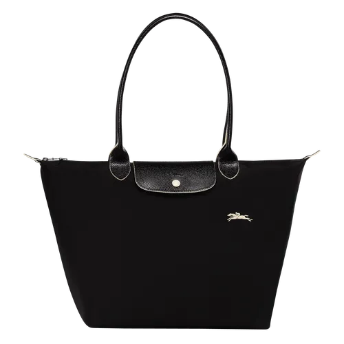 100 Authentic Longchamp women bags Le Pliage Club 70th anniversary embroidered horse Nylon waterproof Shoulder Bags long handle Tote Bag large size Black color L1899619001 Lazada PH