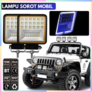FAST DELIVERY AILEO Lampu Sorot Tembak Mobil LED Super Terang Offroad Floodlight Waterproof 126W