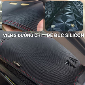 Thảm Taplo Da Cao Cấp Khuôn Đúc Silicon VINFAST VF3 Chuẩn Form Không Mùi Bảo Hành 12 Tháng TL Auto h10