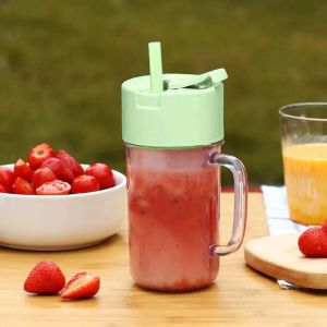 Juicer Portable 420 ML - Blender 6 Mata Pisau + Sedotan