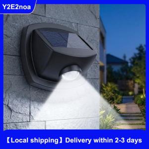 【Local shipping】 Waterproof Solar LED Street Light Outdoor Wall Mounted Garden Security Lamp for Driveway Pathway