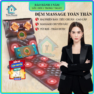 Nệm massage nệm mát xa toàn thân rung giảm đau cơ bắp thư giãn giảm căng thẳng mệt mỏi hiệu quả Bảo hành 2 năm Bảo hành 2 năm lỗi 1 đổi mới