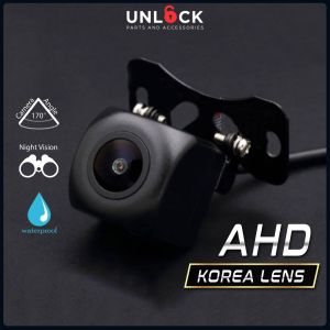 Car Reverse Camera Night Vision AHD Korea Lens 170" Degree Wide Angle Water Proof Rear View Parking Camera Automotive Car Accessories Aksesori Kereta