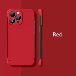 Ốp Cho iPhone 16 15 Pro Max Cộng Với 16Pro 16Promax 5G 2024 vỏ điện thoại Không Khung Mỏng Mờ cứng vỏ lưng chống sốc PC Cho I16Plus I16