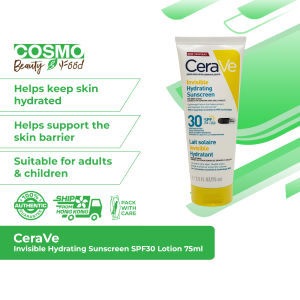 CeraVe Invisible Hydrating Sunscreen SPF30 Lotion 75ml