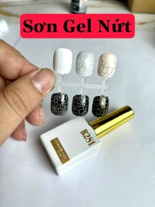 [HCM]Sơn gel nứt B281 cao cấp sơn nứt 2 màu đen và trắng (có bán lẻ chai 15ml)