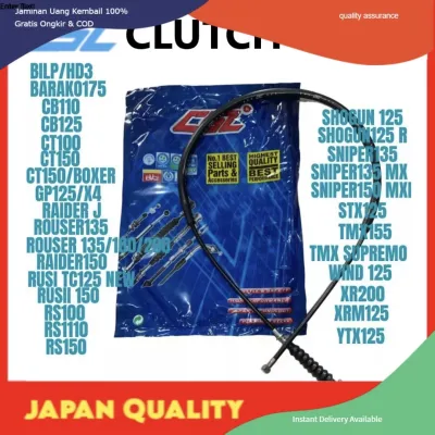 CSL CLUTCH CABLE FOR VARIOUS MODEL AND BRANDS OF MOTORCYCLE HIGH JAPAN QUALITY SUPREMO/TMX155/YAMAHA SZ16