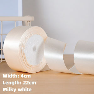 4cm (25 yards/roll) Satin Ribbon Roll Gift Packaging Ribbon Flower Making DIY Holiday Christmas Birthday Regalo Wholesale