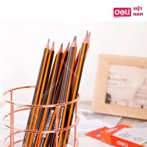 Bút chì 2B deli 37013/37015 - Hộp 12 cây