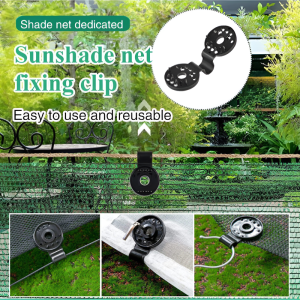Sun Shade Net Clip Greenhouse Garden Fix Clamp Plastic Grommet DIY Tool for Tent Fence Shade Cloth