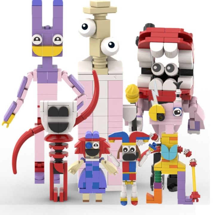 DAIVI Caine The Amazing Digital Circus Toy Bricks Pomni Jax Digital ...