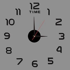 PENTU Northern Europe Multi-functional Arabic Numerals Environmentally Friendly Home Decor DIY Acrylic Frameless Design Clock Mirror Stickers Wall Sticker Decal