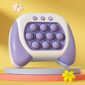 Educational Toys Electronic Speed Push Game Machine Pop It Game Console New Decompression Puzzle Game Machine Childrens Focus Training Whack-a-mole